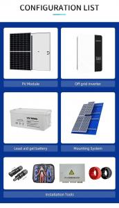 Wholesale MPPT Off Grid Solar Energy System Ground Mounting Pure Sine Wave from china suppliers