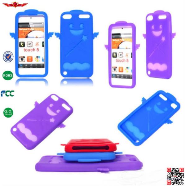 Hot Selling 100% Quality Guaranteed Angel Silicone Cover Cases For Ipod Touch 5