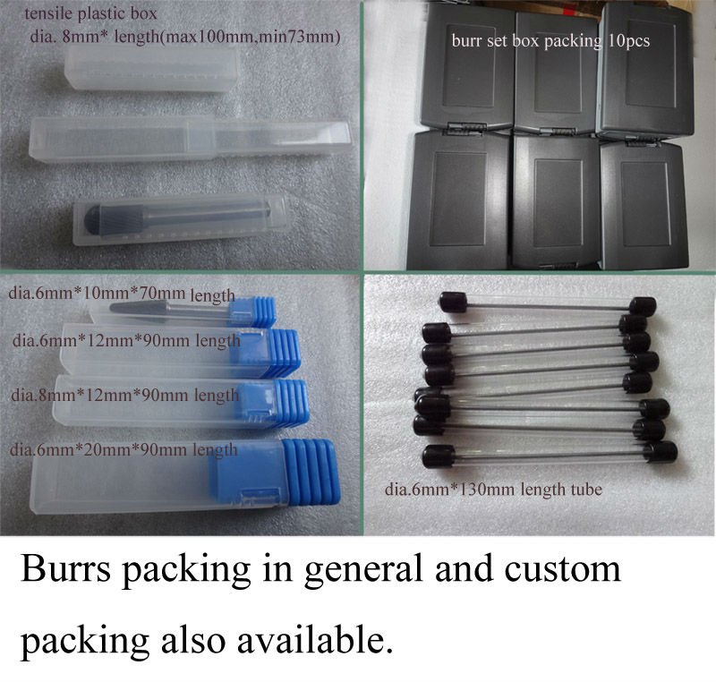 Polished Double Cut Carbide Burr Safe Die Grinder Bits For Hard Steel