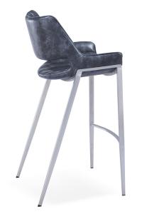 Wholesale 201 Brushed Stainless Steel Frame 76cm High Counter Stool from china suppliers