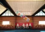 8m PVC Airtight Inflatable Event Tent , Foldable Portable Posts Bar Tent
