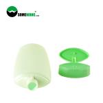 Shampoo Use PE Plastic Bottle 200ml Customized Flat Squeeze Bottle With Flip Top