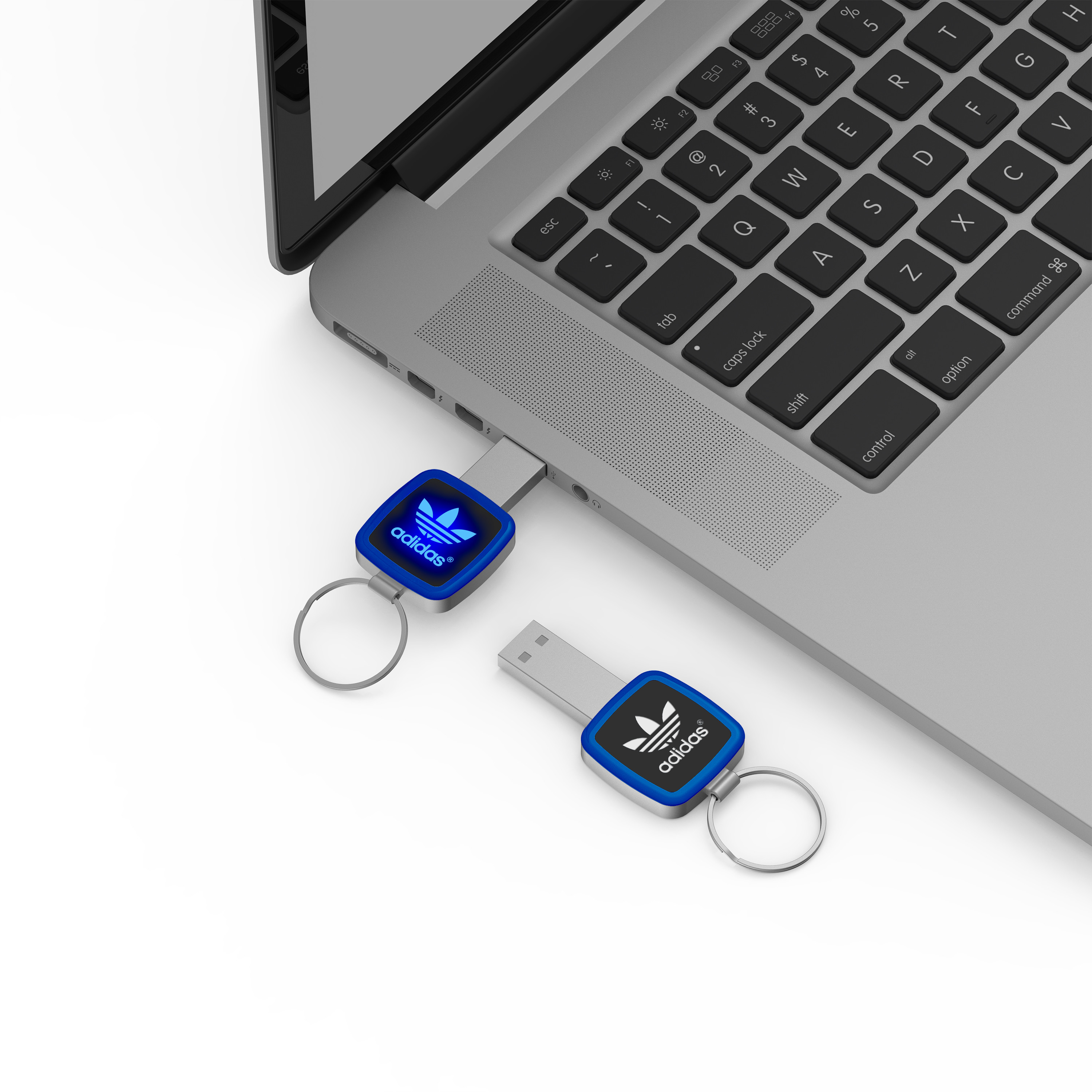 When Reading LED Light Will Shiny Crystal USB Stick 32GB 64GB 128GB