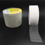 Standard Self Adhesive Glass Fiber Mesh Tape White Color For Walls Cracks