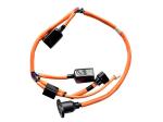 19 Core Socket Two Wheeler Automotive Electrical Harness Female Head Flame