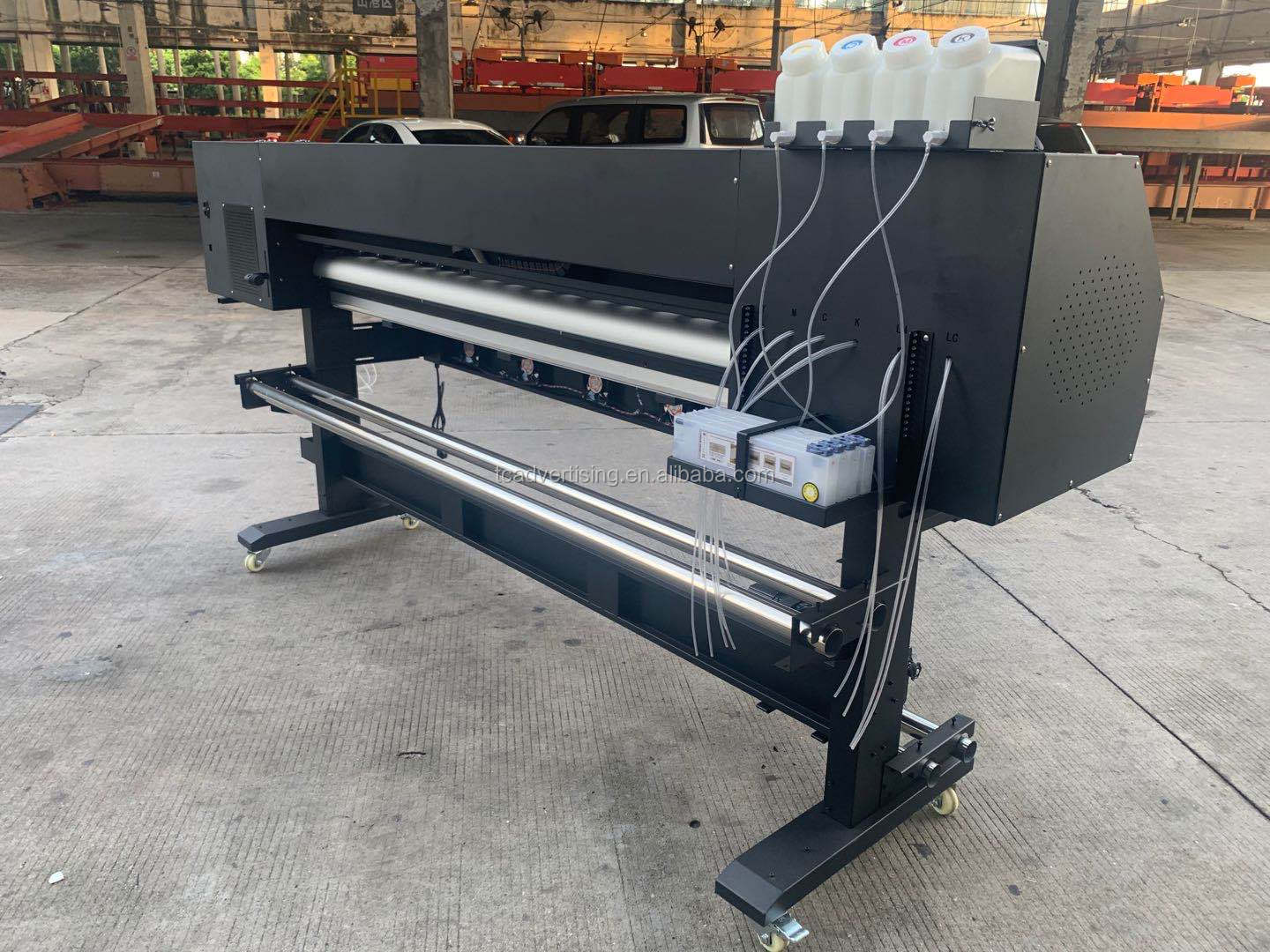 6 Colors Eco Solvent Wide Format Printer fast speed for vinyl banner