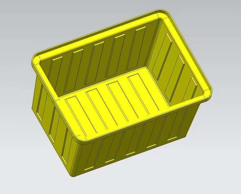 One hundred forty liters of square box mold for making plastic products