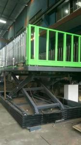 Wholesale Warehouse Stationary Hydraulic Lift Table With Large Platform And Heavy Duty Load from china suppliers