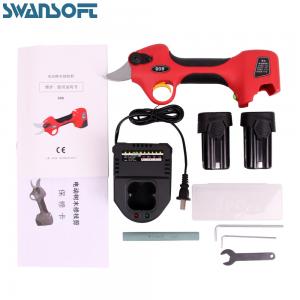Wholesale Swansoft 2.5CM Battery Orchard Pruner  Cordless Electric Hedge Trimmer Portable Pruning Shears of 25mm Cut Size from china suppliers