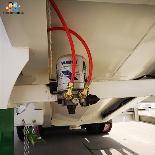 Three Axles 50T 40M3 Dry Bulk Tanker Trailer For Cement Plants