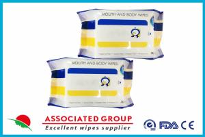 Wholesale Paraben Free And PH Balanced Mouth And Body Wet Wipes, No Fragrance from china suppliers