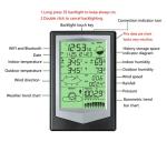 Outdoor Weather Station With 6-In-1 Professional Sensor And Temperature