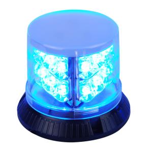Wholesale Powerful Blue Police Beacon Light , PC Shell LED Warning Beacons For Vehicles from china suppliers