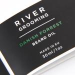 Personalized Paper Sticker Labels Bottle Labels For Men'S Cosmetic / Skincare