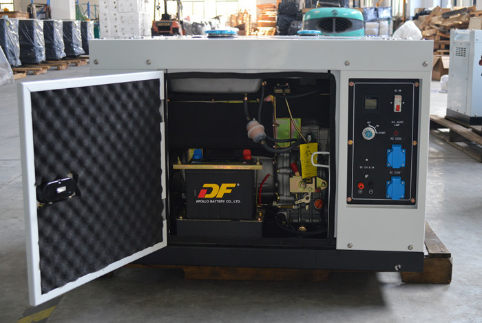 220 Volt Portable Silent Power Generator 7.5 Kva Generator Set With Wheels