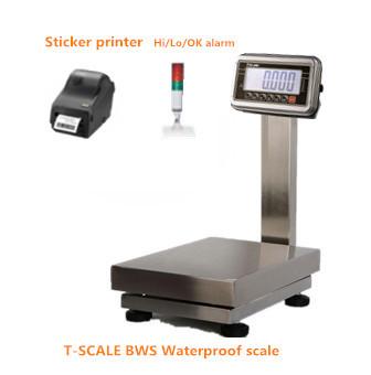 BWS-3040-AL 60kg / 5g Waterproof IP67 Stainless Steel bench platform Checkweighe