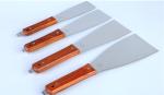 Stainless steel 8 inch belt boring oil knife (wood handle) ink knife knives