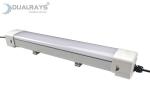 Durable Housing Led Light Fixture Vapor Proof 160LPW 80W IP65 IK08 Train Bus