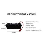 OEM 100ah 24V Lithium Iron Phosphate Battery Chargeable For Electric Folklifts