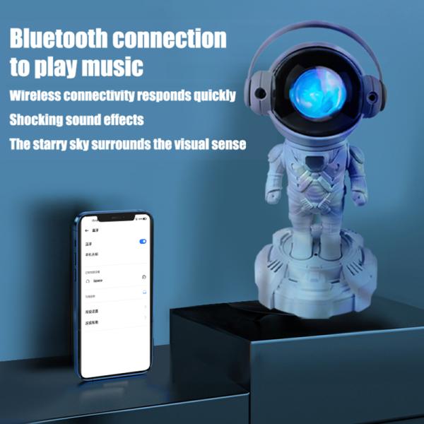 Decoration Led Star Galaxy 15cm Astronaut Projector Lamp