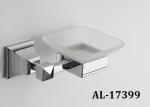 Doubleglass Shelf Pretty Bathroom Accessories Stainless Steel High Standard