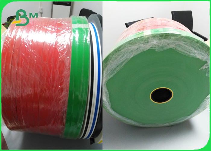 Full color printed straw paper roll