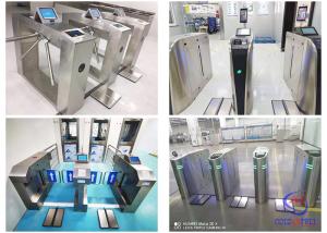 Wholesale Indoor Pedestrian ESD Access Turnstile Gate IP54 SUS304 Material For Lab / Facotry from china suppliers