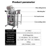 Full Automatic Screw Packing Machine Two Vibrators Bowls Hardware Bolt Nail