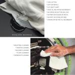 Bulk sale cutting white second hand hotel bed sheet sterilized cotton rags