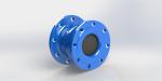 PN10 PN16 Soft Sealed Non Slam Check Valve Flange Ductile Iron