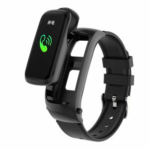 Wholesale TY8 1.08 Inch 2 In 1 Wireless 5.0 Bluetooth Headset Bracelet 130mAh from china suppliers
