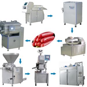 Wholesale 1000kg/H Sausage Processing Line Vacuum Sausage Filling from china suppliers