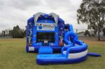 Commercial Kids Inflatable Water Wet Dry Combo Bouncer Castle With Pool With