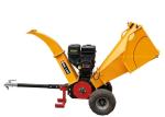 2 Cutting Knives Gasoline Wood Chipper Branch Shredder Adjustable Discharge