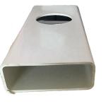 100x50mm PVC Channel for Hydroponics Growing System Cutting Service Customizable