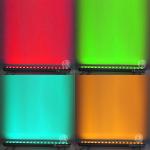 Gross Weight 15kg LED Wall Washer Light Bar 18pcs 12w 4in1 Waterproof Stage