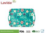 Top Selling Cheap price customized prints Anti-slip Bamboo Fiber Tray Wooden