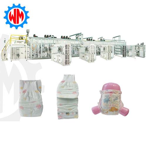 Quality High Speed Full Servo Baby Diaper Production Line Professional Customization with CE for sale
