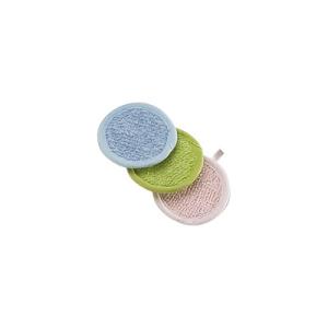 Wholesale 6x6 Round Hemp Bath Body Scrubber Facial Pad For Face Cleaning from china suppliers