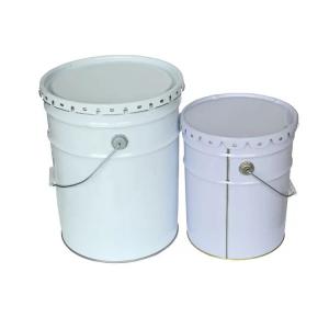 Wholesale 10 18 20 Liter 5 Gallon Paint Bucket UN Certified Industrial Tinplate Pail For Storing Of Polyester Resin from china suppliers