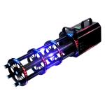 Dj Bar Atmosphere Handheld Six Shots Gatling Electric LED Confetti Gun Cannon