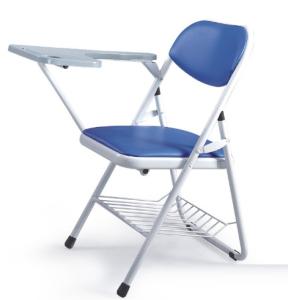 Wholesale foldable training chair with basket and tablet from china suppliers