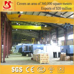 Wholesale ld type workshop use top running single girder electric hoist bridge crane from china suppliers