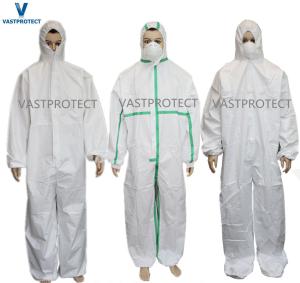 Wholesale Wholesales Disposable Nonwoven PP SMS Microporous Protective Clothing for Security from china suppliers