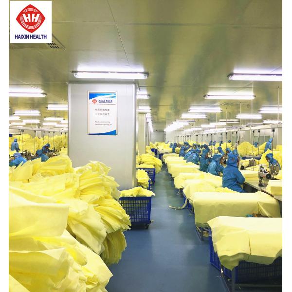 Hooded Disposable Medical Protective Microporous Coveralls antistatic
