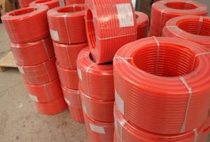 Wholesale red hardness 90 A Low Compression PU Round Conveyor Belt for Ransmission Machine from china suppliers