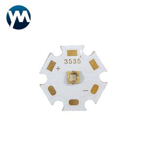 Wholesale UV LED SMD 3W LED Quarz Chip 20mm Copper Plate Flashlight Curing from china suppliers