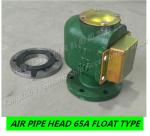 Precipitation cabinet marine pontoon venting cap 10K-65A, marine tail tip
