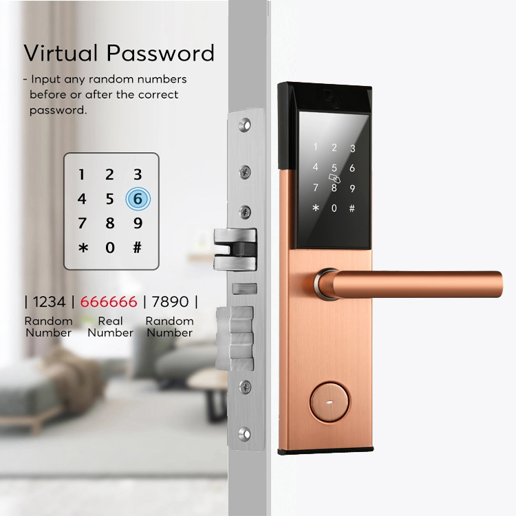 Intelligent Keyless Smart Door Lock Digital Password room lock For Home Apartment Office