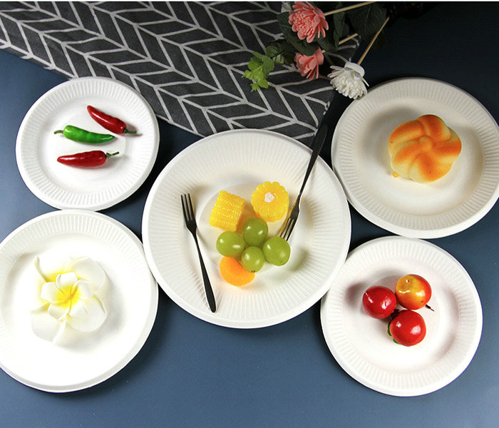 Paper Plates Material 100G 120G Pure White Kraft Paper Roll Food Grade Certified